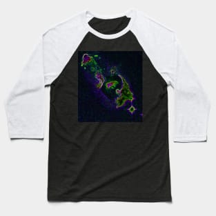 Black Panther Art - Glowing Edges 160 Baseball T-Shirt